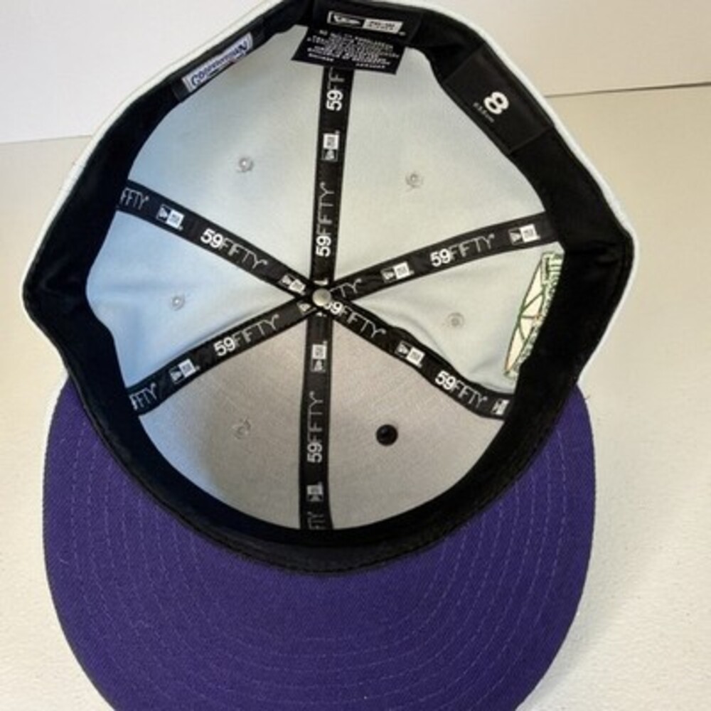 New Era 5950 Tampa Bay Rays 25th Anniversary Season Fitted Cap Size 8 - Picture 4 of 6